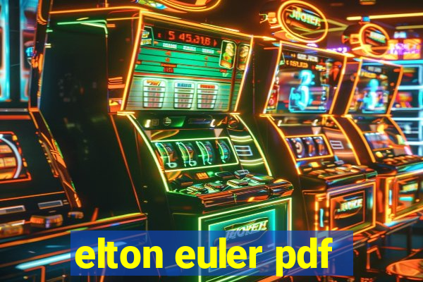 elton euler pdf